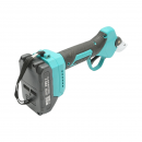 Foarfeca electrica de gradina cu 2 acumulatori 21V, 1.5Ah Li-Ion, brushless, diametru taiere 0-25mm, buton siguranta Breckner Germany