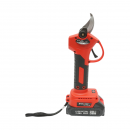 Foarfeca electrica de gradina cu 2 acumulatori 36V, 1.5Ah Li-Ion, 100W, diametru taiere 0-25mm, buton siguranta Breckner Germany