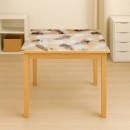 Folie protectie masa transparenta PVC siliconizat 100cm, grosime 1.2mm, model pene 20m/rola Breckner Germany