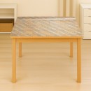 Folie protectie masa transparenta PVC siliconizat 100cm, grosime 1.2mm, model trandafiri 20m/rola Breckner Germany