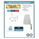 Fotosenzor noapte/zi Flex 50Lux, 10A, 1200W, exterior IP 44