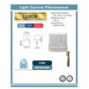 Fotosenzor noapte/zi Luxor 50Lux, 25A, 2700W, exterior IP 44