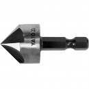 Freza pentru metal cu prindere Yato YT-44726, HEX 1/4, diametru 20.5 mm, lungime 40mm