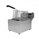 Friteuza profesionala, 1 post de gatit, putere 3.3 kW, capacitate 8.5 l, Inox, 430x285x335 mm