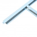Fundatie metalica cadru otel zincat 0.6mm pentru magazie de gradina 259x257x212cm