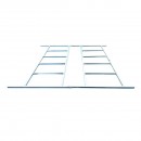 Fundatie metalica cadru otel zincat 0.6mm pentru magazie de gradina 312x257x212cm