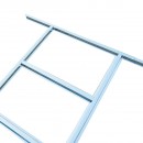 Fundatie metalica cadru otel zincat 0.6mm pentru magazie de gradina 389x260x212cm