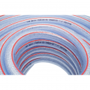 Furtun gradina PVC transparent 1 inch (25mm), PN5 bar, 25x31mm cu insertie textila impletita 50m/rola UZ INTENSIV