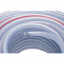 Furtun gradina PVC transparent 1/2 inch (12mm), PN9 bar, 12x18mm cu insertie textila impletita 50m/rola UZ INTENSIV