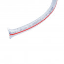 Furtun gradina PVC transparent 1/2 inch, PN7 bar, 12x16mm cu insertie textila impletita 50m/rola