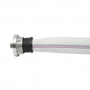 Furtun irigatii/pomp. din PVC 2 toll, lungime 20m cu racorduri aluminu, max 15bar, panzat Breckner Germany