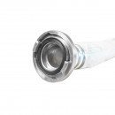 Furtun irigatii/pomp. premium din PVC 4 toli, lungime 30m cu racord aluminiu, max 10bar, panzat Breckner Germany