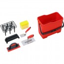Galeata 22l cu role si  7 accesorii pentru aplicare placi  ceramice