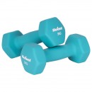 Gantera fonta invelis neopren hex set 10 buc 30kg rebel