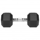 Gantere dumbbell hex fonta cauciucata 2x12.5kg rebel ac