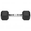 Gantere dumbbell hex fonta cauciucata 2x4kg rebel activ