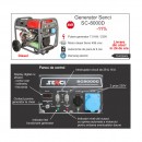 Generator de curent Senci SC-8000DE, 7000W, 230V, diesel, AVR, demaraj electric