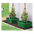 Ghiveci cu auto-irigare pentru rosii sau legume, Strend Pro GDA Harvester, verde, 27x15 cm