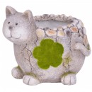 Ghiveci decorativ Strend Pro Cat, ceramica, 30x25.5x26.5 cm