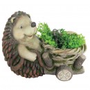 Ghiveci decorativ Strend Pro Hedgehog, ceramica, Arici, 37.5 x 21 x 27.5 cm