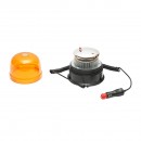 Girofar led 12-24V cu 3 functii si talpa magnetica IP65