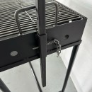 Gratar metalic pentru gradina, Vivatechnix Rotisor VMD-1091, picioare detasabile, 80x40x12.5/94 cm