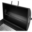Gratar pe carbuni cromat 71x34.5 cm , cu termometru 