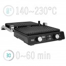 Grill electric panini sandwich 2000w teesa