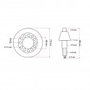 Grup conic tip nou pinion atac Z=6 coroana Z=41 Tractor Forestier Perkins