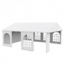 Hala pentru evenimente din PVC cu latime 4m si lungime 8m cadru din otel galvanizat