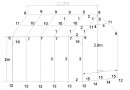 Hala pentru evenimente din PVC cu latime 5m si lungime 10m, inaltime 2.8m cadru din otel galvanizat