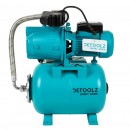 Hidrofor Detoolz 0.9 kW, debit maxim 3300l/h, inaltime maxima pompare 45m, corp pompa fonta, butelie 24L
