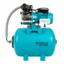 Hidrofor Detoolz 0.9 kW, debit maxim 3300l/h, inaltime maxima pompare 45m, corp pompa inox, butelie 50L
