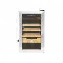 Humidor trabucuri cu 4 rafturi din lemn si termostat reglabil 50L, 65W 220V