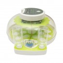 Incubator automat 18 oua 60W, 12V-220V, rotire automata, ovoscop LED, control temperatura, umiditate, afisaj digital, alarma