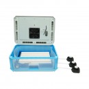 Incubator automat 24 oua 35W, 12V-220V, rotire automata, ovoscop LED, control temperatura, umiditate, afisaj digital, alarma
