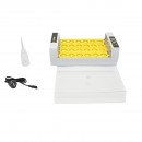 Incubator automat 24 oua 60W, 220V cu rotire automata, control temperatura, umiditate, afisaj digital, tava iluminata LED