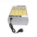 Incubator automat 24 oua 60W, 220V cu rotire automata, control temperatura, umiditate, afisaj digital, tava iluminata LED