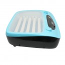 Incubator automat 24 oua 75W, 12V-220V cu rotire automata, control temperatura, umiditate, afisaj digital