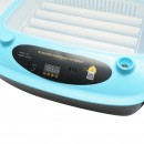 Incubator automat 24 oua 75W, 12V-220V cu rotire automata, control temperatura, umiditate, afisaj digital