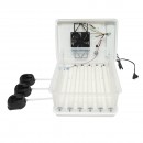 Incubator automat 30 oua 50W, 12V-220V cu rotire automata, control temperatura, umiditate, afisaj digital