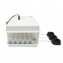 Incubator automat 30 oua 50W, 12V-220V cu rotire automata, control temperatura, umiditate, afisaj digital