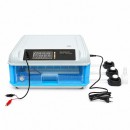 Incubator automat 36 oua 35W, 12V-220V, rotire automata, ovoscop LED, control temperatura, umiditate, afisaj digital, alarma