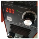 Invertor de sudura DWT MMA-200 Mini, 150 A, 230 V, electrod 2.5-3.2 mm, 3.6 kg, accesorii incluse
