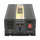 Invertor tensiune 12V-220V 1000W LCD cu USB Breckner Germany
