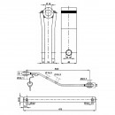 Kit complet tiranti prindere 3 puncte tractor Kubota, Iseki