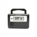 Kit iluminat portabil LED cu 3 becuri/proiector, panou solar radio FM, MP3 si baterie 4500 mAhH pentru pescuit camping GD-8028COB