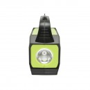 Kit iluminat portabil LED cu 3 becuri/proiector, radio FM, MP3, panou solar si baterie 6V, 4.5 Ah pentru pescuit camping GD-8073