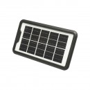 Kit iluminat portabil LED cu 4 becuri/proiector, panou solar radio FM si baterie 10000 mAhH pentru pescuit camping GD-8076