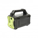 Kit iluminat portabil LED cu 4 becuri/proiector, panou solar radio FM si baterie 10000 mAhH pentru pescuit camping GD-8076